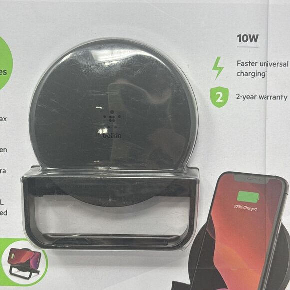Belkin 10W Wireless Charging Pad For iPhone, Samsung, Google Brand New - Picture 2 of 3